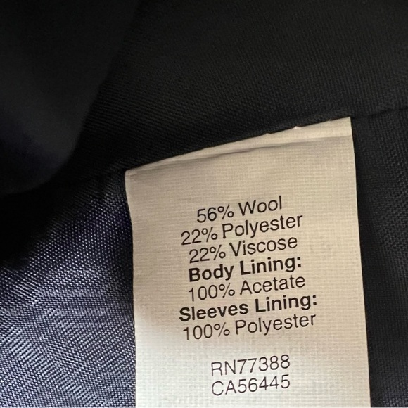 J.Crew Pea Coat Buffalo Check Red Black Wool Short Double Breasted 6 Women Red - Picture 3 of 3